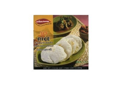 Crown Farms Rice Flour Roti 10pcs 1 Crown Rice Flour Roti 500g