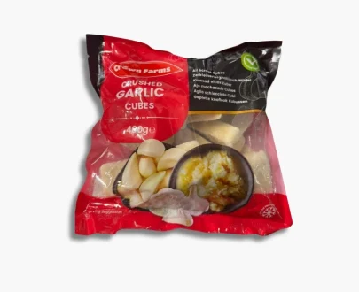 Crown Farms Crushed Garlic Cubes 400g