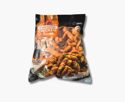 Crown Farms Hot and Spice Shredded Chicken 500g