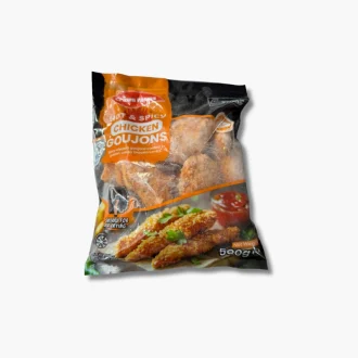 Crown Farms Hot and Spicy Chicken Goujons 500g 1 Crown Farms Hot and Spicy Chicken Goujons 500g